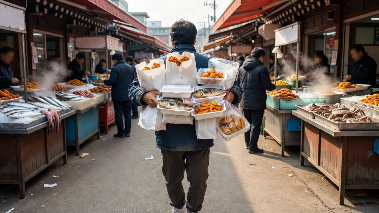 속초중앙시장 포장 음식 숙소에서 먹을 때 꼭 볼 것 본문 참고 사진