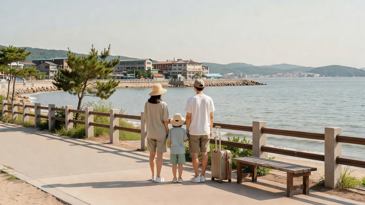 속초해수욕장 체크인 전 시간 보내기: 짐, 샤워, 주차 순서